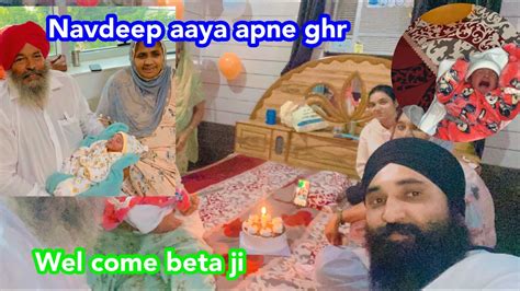 Vaada bhai bn geya daady congratulations all Family wel home Navdeep ...