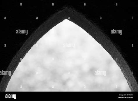 Gothic window arch Stock Photo - Alamy