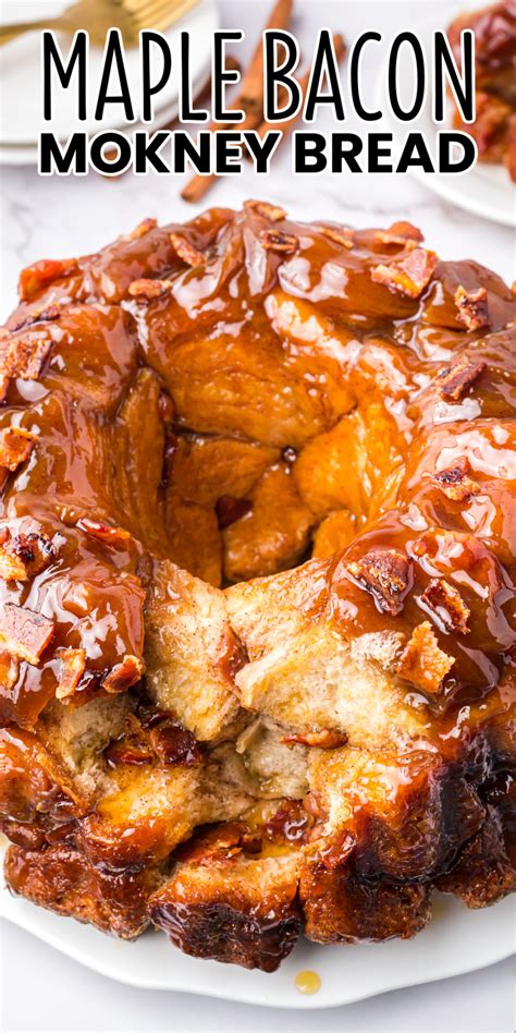 Maple Bacon Monkey Bread • Bread Booze Bacon