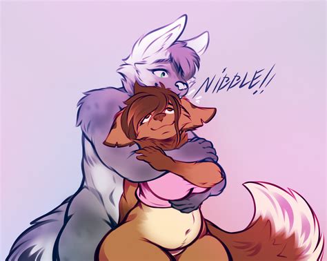 Hug for the Vix by Bowhuskers -- Fur Affinity [dot] net
