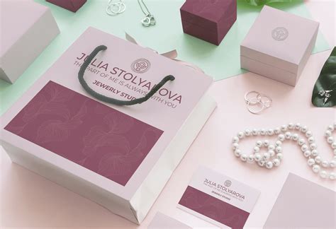 Julia Stolyarova branding on Behance