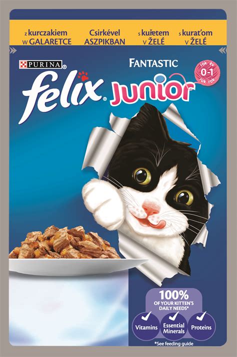 Храна в пауч за малки котенца PURINA FELIX Fantastic 85гр. | Petmall