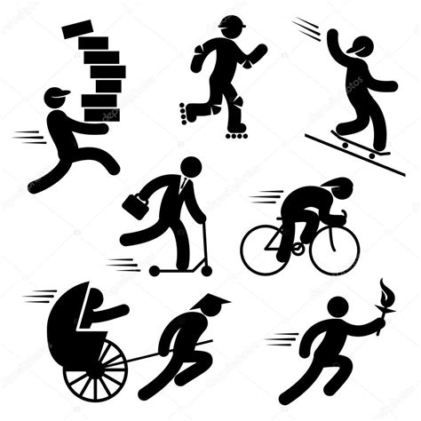 Speed people — Stock Vector © print2d #46617629