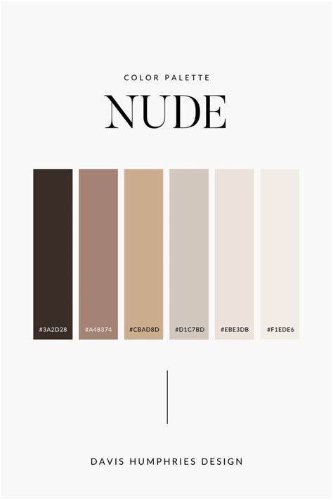 Nude Neutral Color Palette | Chocolate Mocha Tan Beige Taupe