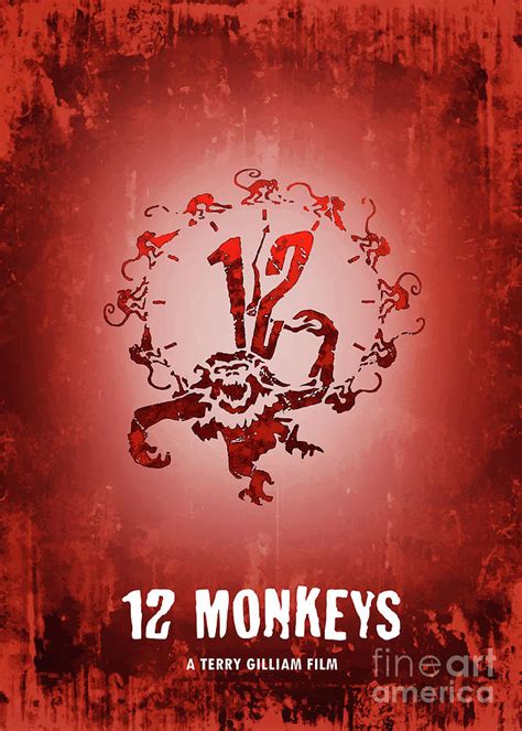 12 Monkeys Digital Art by Bo Kev - Fine Art America