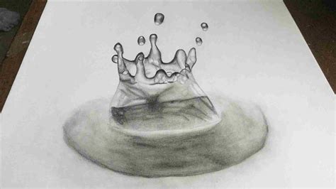 Realistic Water Drawing at PaintingValley.com | Explore collection of ...