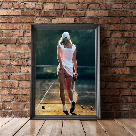 Tennis Girl Bum Poster Athena Classic 70's Poster Print | Etsy