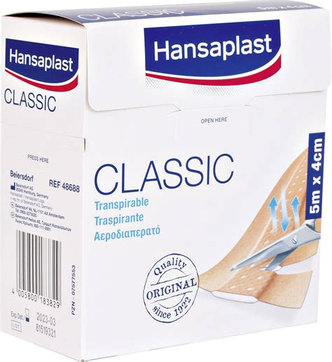 Hansaplast 1556520 Hansa Plast CLASSIC standard plaster (L x W) 5 m x 4 ...