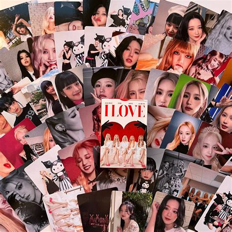 Набор коллекционных к-поп карточек (G)I-DLE NXDE / Ломо карты k-pop Джи ...