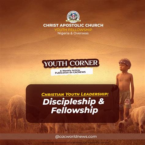 YOUTH CORNER: Christian Youth Leadership: Discipleship and Followership