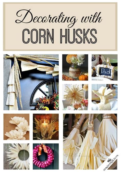 Decorating with Corn Husks