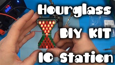 ⌛ DIY KIT LED Hourglass / Светодиодные песочные часы / ⚙️ICstation ...