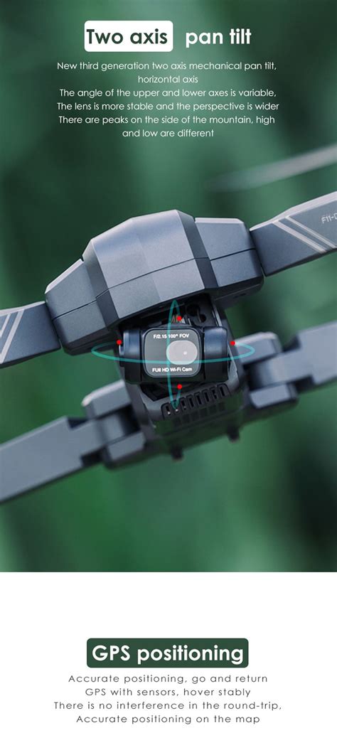 New SJRC F11 4K Pro GPS 5G WIFI 1.2KM FPV Foldable RC Drone With 2-Axis ...