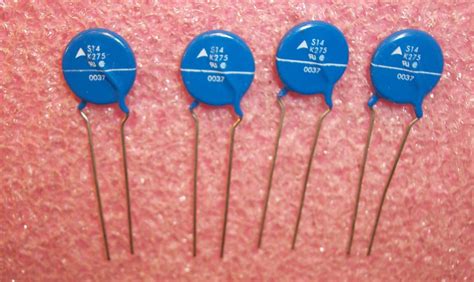 QTY (25) S14K275S5 EPCOS 275Vac 14mm METAL OXIDE VARISTORS CRIMP LEADS ...