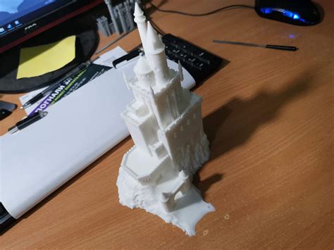 Герои 3. Город Некрополис. Замок (3D print) | Пикабу