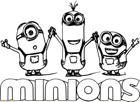 √Mewarnai Gambar Minion Untuk TK, Paud, SD - Marimewarnai.com