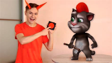 Talking Tom in Real Life [Part 7] - Having Fun with Tom - YouTube