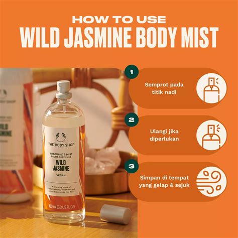 Jual The Body Shop Wild Jasmine Body Mist 100ml Original 2025 | ZALORA