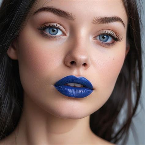 blue lips images    freepik