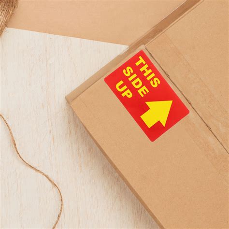 MLINS 1 Roll Fragile Stickers Packing Warning Stickers Adhesive