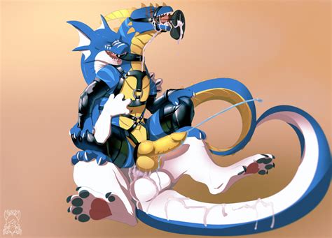 Rule 34 - aaron8181 anthro aquatic dragon bondage bound dragon duke