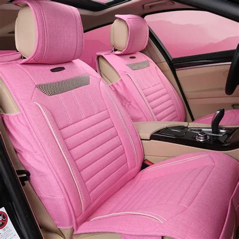 Eco friendly Comfortable universal pink car seat covers ZD80-in ...