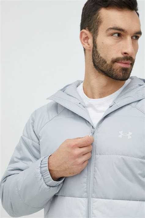 Куртка Under Armour чоловіча колір сірий зимова oversize | ANSWEAR.ua