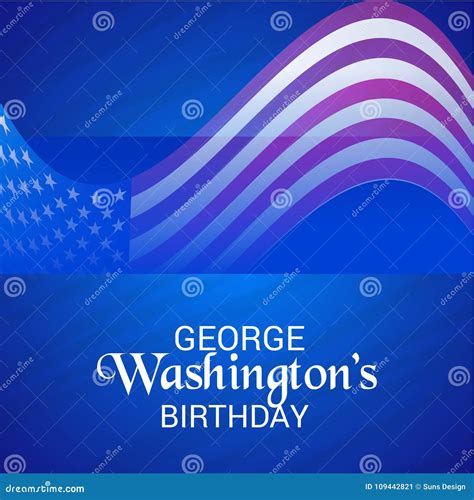 George Washington Birthday. Editorial Photo - Illustration of ...