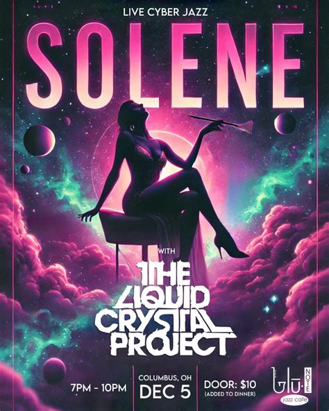Solene - LIVE CYBER JAZZ with Solene & The Liquid Crystal Project 🪐🎙️🎷
