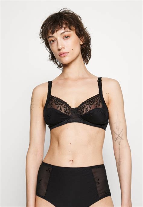 Chantelle EVERY CURVE WIREFREE SUPPORT BRA - Triangel BH - black ...