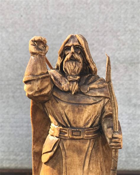 Ullr la estatua de Ullr Dios nórdico Dios escandinavo Odin | Etsy