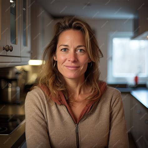 Premium Photo | Portrait of 45 year old woman