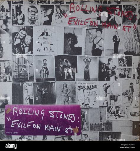 The Rolling Stones - Exile On Main St - Vintage vinyl album cover Stock Photo - Alamy