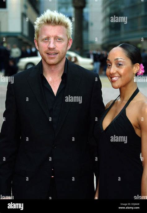 (dpa) - German ex-tennis player Boris Becker and his girlfriend Stock ...