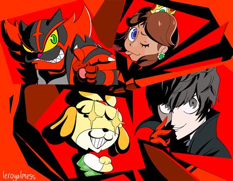 Smash Bros X Persona 5 by leroyalmess on Newgrounds
