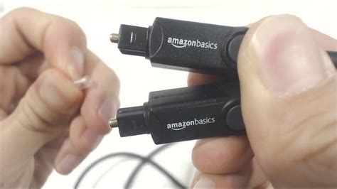 AmazonBasics Toslink Digital Optical Audio Cable Review - YouTube