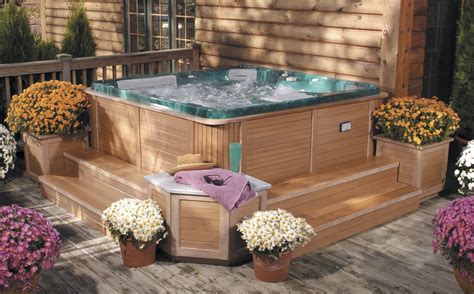 decking ideas for hot tub 4