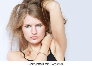 portrait beautiful young fashion model stock photo  shutterstock