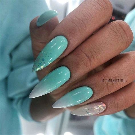 Пин на доске nails в 2024 г | Бирюзовые ногти, Мятные ногти, Овальные ногти