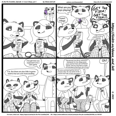 [OC] As the Pie Crumbles, Episodes 51-53: Insect Village, parts 1-3 : r