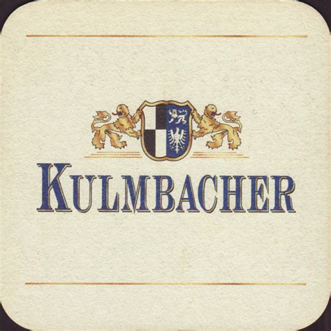 Beer coaster - Coaster number 22-1 | Brewery Kulmbacher :: City ...