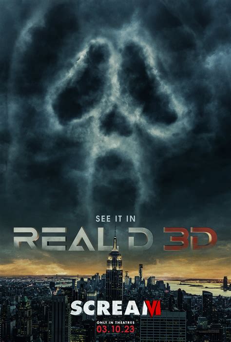 ‘Scream 6’ RealD 3D Poster Teases Ghostface's Terrifying Arrival to NYC
