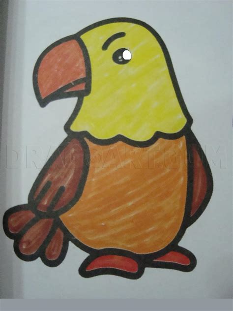 how to draw a hawk 8