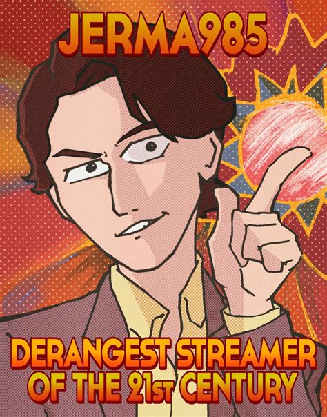 jerma as that one reigen poster bcs i saw more people draw reigen as ...