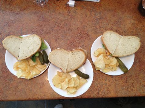 heart sandwiches   love