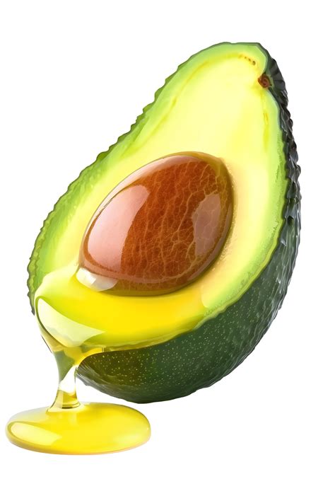 AI generated Avocado with oil transparent background 42167044 PNG