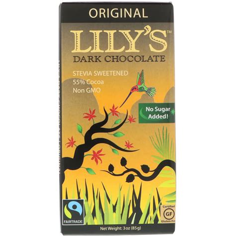 Lily's Sweets, Dark Chocolate, Original, 3 oz (85 g) - iHerb