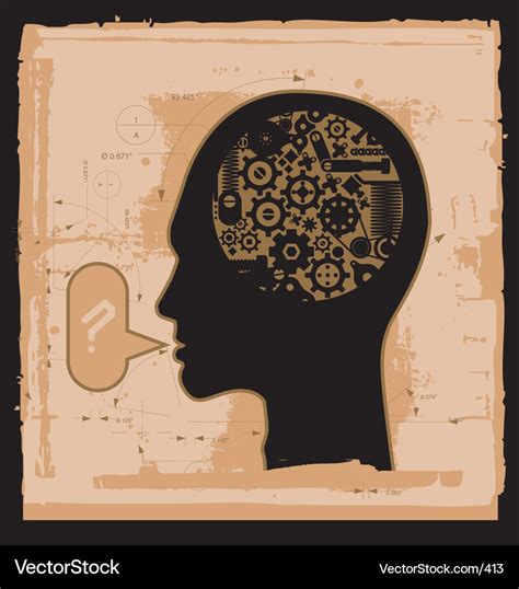 thinker royalty  vector image vectorstock