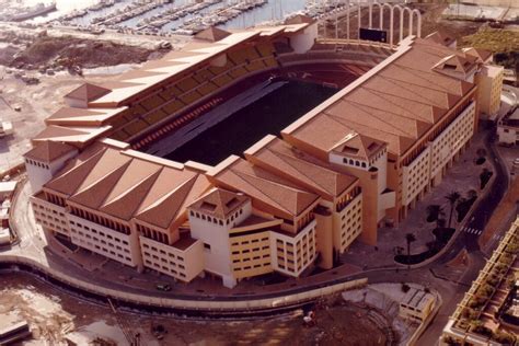 stade louis ii celebrates  anniversary  prince albert ii