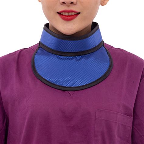 Collar de plomo ligero con protección radiológica y escudo tiroideo